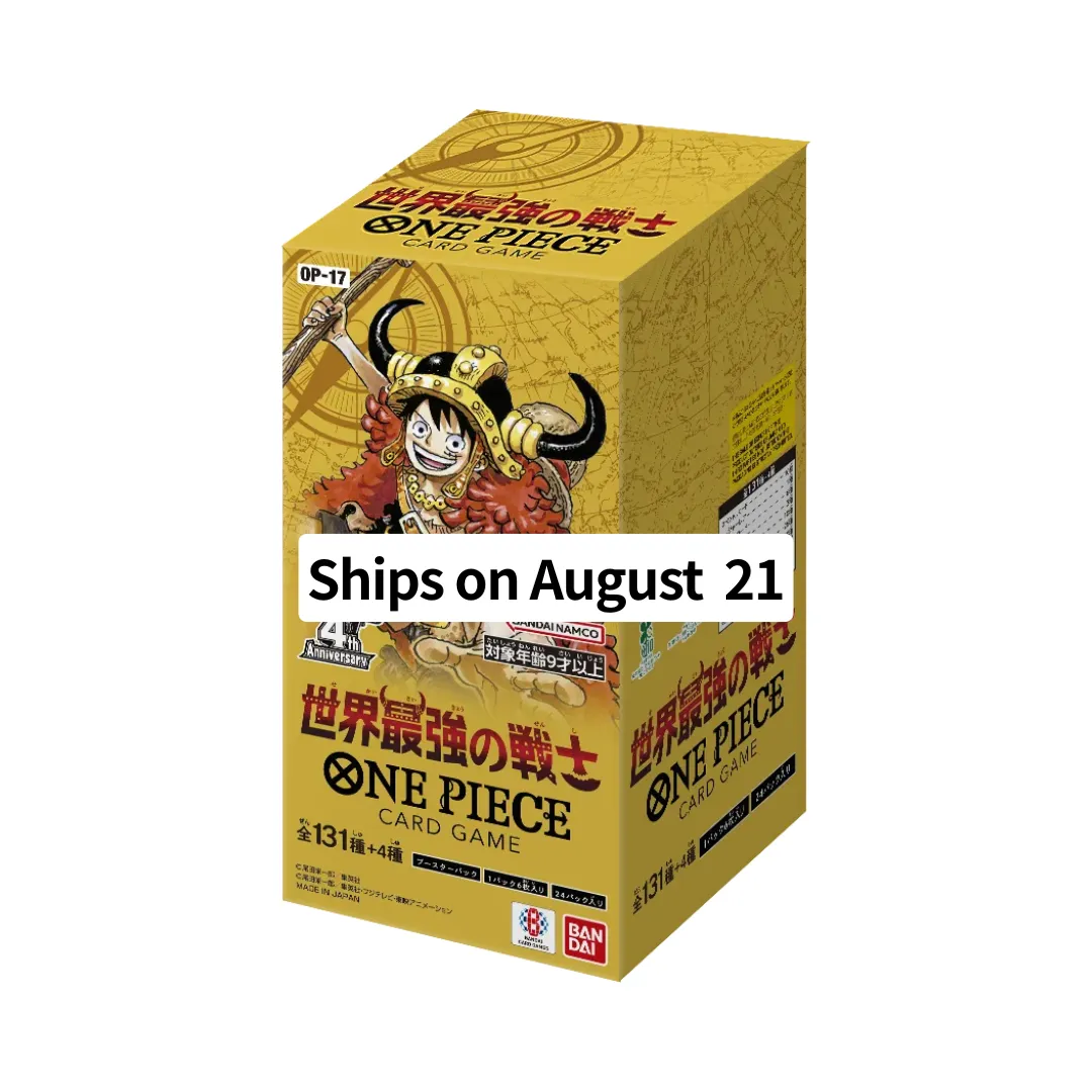 The world’s Strongest Warriors [OP-17] (CASE: Ships on August 21)